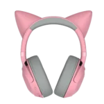 ⁦אוזניות אלחוטיות – RAZER KRAKEN KITTY BT V2 בצבע ורוד⁩ – תמונה ⁦2⁩