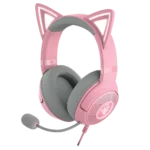 ⁦אוזניות חוט’ – RAZER KRAKEN KITTY V2 ורוד⁩ – תמונה ⁦3⁩
