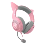 ⁦אוזניות חוט’ – RAZER KRAKEN KITTY V2 ורוד⁩ – תמונה ⁦2⁩