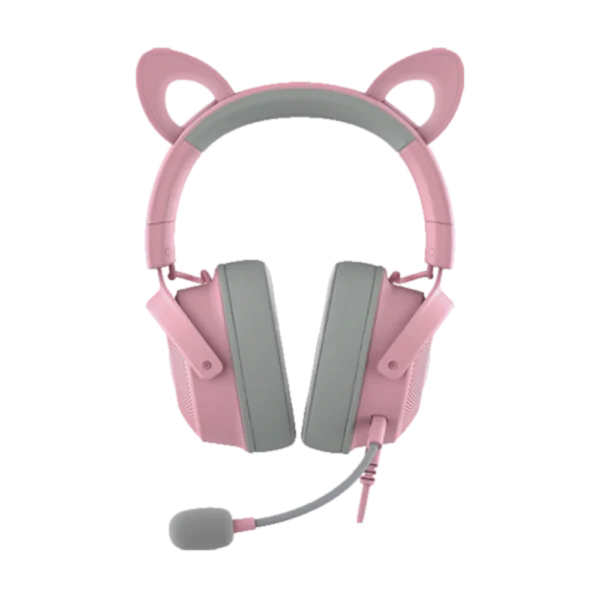 אוזניות – RAZER KRAKEN KITTY V2 PRO בצבע ורוד