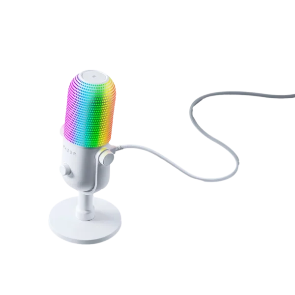 מיקרופון Seiren V3 Chroma בצבע לבן מבית RAZER