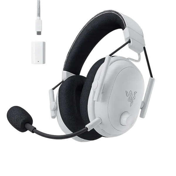 אוזניות אלחוטיות Razer BlackShark V3 Pro – לבן