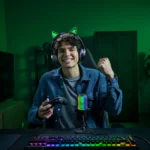 ⁦RAZER KRAKEN KITTY V3 – אוזניות גיימינג אלחוטיות שחור⁩ – תמונה ⁦5⁩