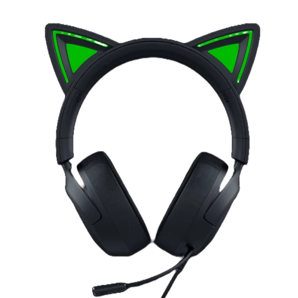 RAZER KRAKEN KITTY V3 X – אוזניות גיימינג חוטיות שחור