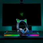 ⁦RAZER KRAKEN KITTY V3 X – אוזניות גיימינג חוטיות שחור⁩ – תמונה ⁦6⁩