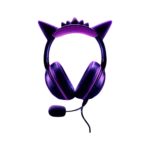 אוזניות גיימינג חוטיות דגם Kraken Kitty V2 Gengar Edition מבית Razer