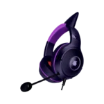⁦אוזניות גיימינג חוטיות דגם Kraken Kitty V2 Gengar Edition מבית Razer⁩ – תמונה ⁦3⁩