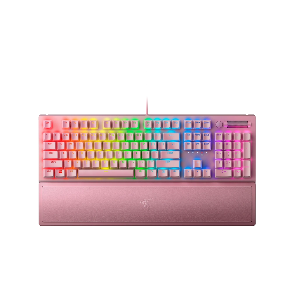 90903-003-34 מקלדת מכאנית Razer BlackWidow V3 (Green Switch) ורוד – תמונה 1