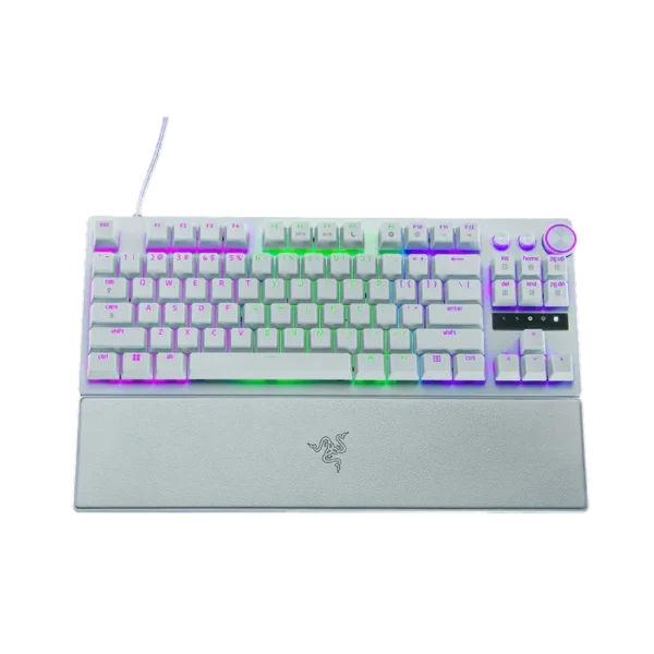 מקלדת RAZER HUNTSMAN V3 PRO TENKEYLESS WHITE