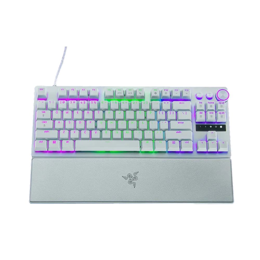 90903-003-48_3 מקלדת RAZER HUNTSMAN V3 PRO TENKEYLESS WHITE – תמונה 1
