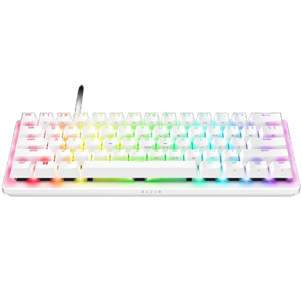 RAZER HUNTSMAN V3 PRO MINI – מקלדת מכנית צבע לבן