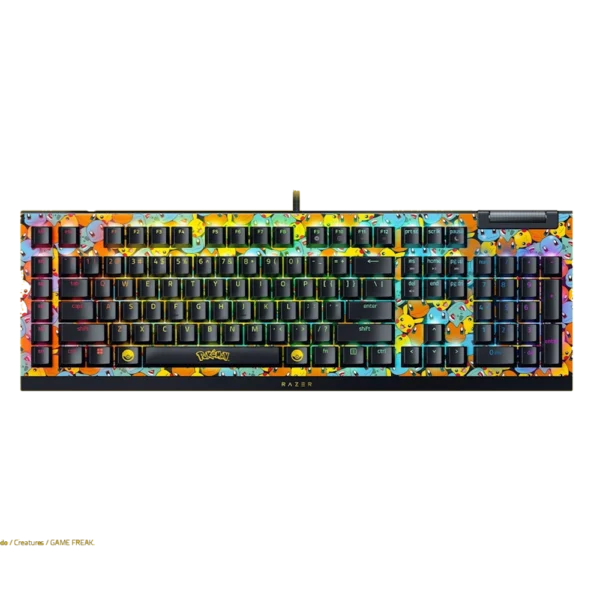 מקלדת מכאנית RAZER BLACKWIDOW V4 X Pokémon Edition