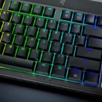 ⁦RAZER BLACKWIDOW V4 LOW-PROFILE HYPERSPEED – מקלדת מכנית אלחוטית⁩ – תמונה ⁦5⁩
