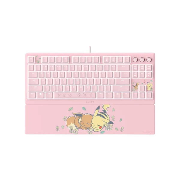 מקלדת גיימינג דגם Ornata V3 Tenkeyless – Pikachu & Eevee Edition מבית Razer