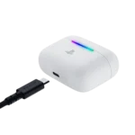 ⁦אוזניות גיימינג אלחוטיות דגם Hammerhead V3 X HyperSpeed for PlayStation מבית Razer⁩ – תמונה ⁦3⁩