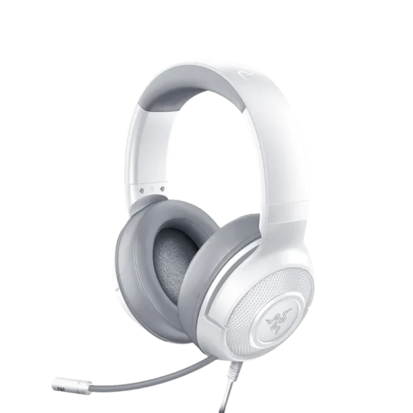 אוזניות בצבע לבן מבית RAZER דגם KRAKEN X MERCURY
