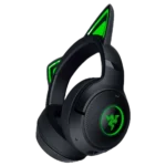 ⁦RAZER KRAKEN KITTY V2 – אוזניות גיימינג אלחוטיות שחור⁩ – תמונה ⁦3⁩
