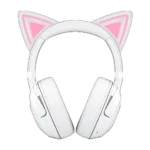 ⁦RAZER KRAKEN KITTY V2 – אוזניות גיימינג אלחוטיות לבן⁩ – תמונה ⁦2⁩