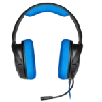 ⁦אוזניות גיימינג -CORSAIR HS35 STEREO בצבע כחול⁩ – תמונה ⁦4⁩