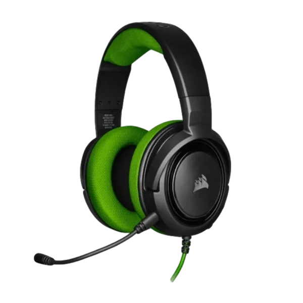 אוזניות גיימינג -CORSAIR HS35 STEREO ירוק
