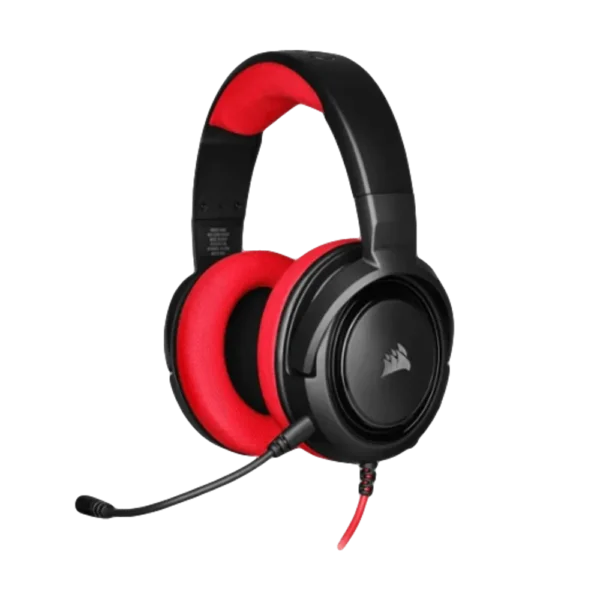 אוזניות גיימינג -CORSAIR HS35 STEREO בצבע אדום