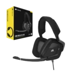 ⁦אוזניות גיימינג -CORSAIR VOID RGB ELITE USB 7.1 קרבון⁩ – תמונה ⁦2⁩