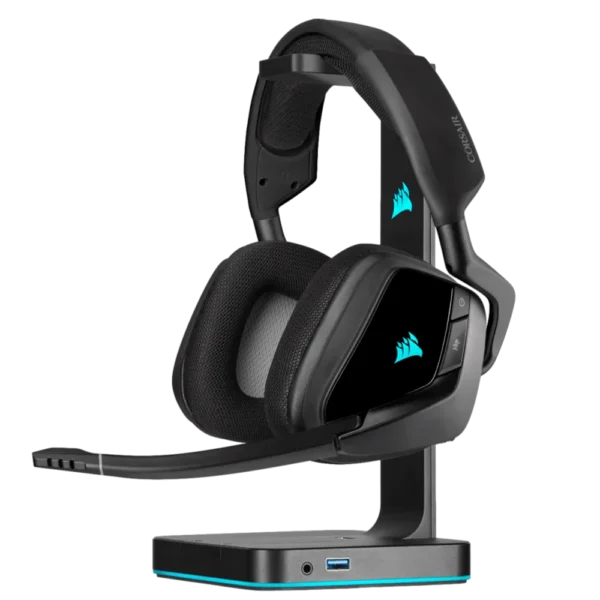 אוזניות גיימינג -CORSAIR VOID RGB ELITE USB 7.1 קרבון