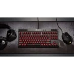 ⁦מקלדת גיימינג מכנית Corsair K63 –  CHERRY® MX Red⁩ – תמונה ⁦9⁩