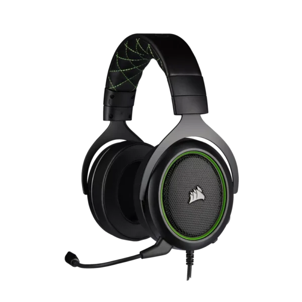אוזניות גיימינג CORSAIR HS50 בצבע ירוק