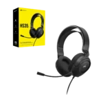 ⁦אוזניות גיימינג שחור CORSAIR HS35 v2 Multiplatform⁩ – תמונה ⁦5⁩