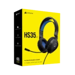 ⁦אוזניות גיימינג כחול CORSAIR HS35 v2 Multiplatform⁩ – תמונה ⁦5⁩