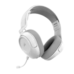 ⁦אוזניות גיימינג אלחוטיות דגם HS35 v3 Wireless בצבע לבן מבית Corsair⁩ – תמונה ⁦2⁩