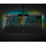 ⁦מקלדת גיימינג מכנית K100 CORSAIR OPX Switch — Black⁩ – תמונה ⁦2⁩