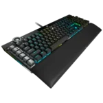 ⁦מקלדת גיימינג מכנית K100 CORSAIR OPX Switch — Black⁩ – תמונה ⁦4⁩
