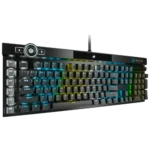⁦מקלדת גיימינג מכנית K100 CORSAIR OPX Switch — Black⁩ – תמונה ⁦5⁩