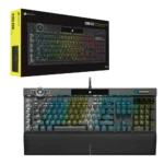 ⁦מקלדת גיימינג מכנית K100 CORSAIR OPX Switch — Black⁩ – תמונה ⁦6⁩