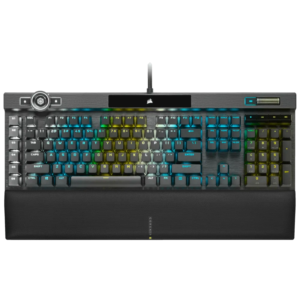 90904-003-06 מקלדת גיימינג מכנית K100 CORSAIR OPX Switch — Black – תמונה 1