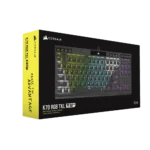 ⁦מקלדת מכאנית קומפקטית CORSAIR K70 TKL MX RED⁩ – תמונה ⁦9⁩