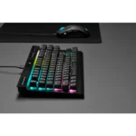 ⁦מקלדת מכאנית קומפקטית CORSAIR K70 TKL MX RED⁩ – תמונה ⁦3⁩