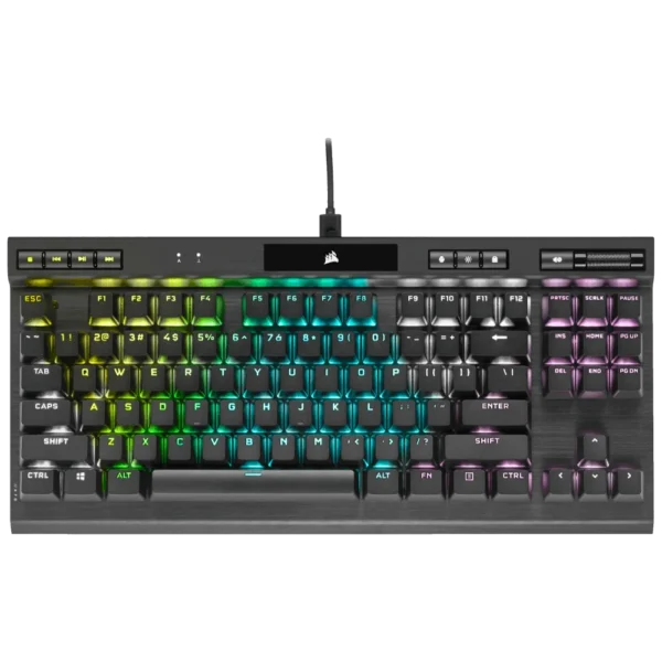 מקלדת מכאנית קומפקטית CORSAIR K70 TKL MX RED