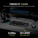 ⁦מקלדת מכאנית קומפקטית CORSAIR K70 TKL MX RED⁩ – תמונה ⁦6⁩