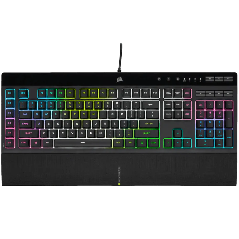 90904-003-10-1 מקלדת גיימינג Corsair K55 RGB PRO XT – תמונה 1