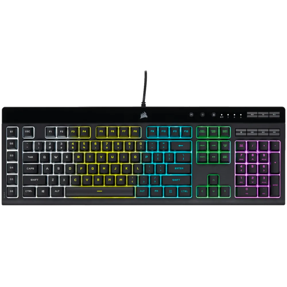 90904-003-11-9 מקלדת גיימינגCorsair K55 RGB PRO – תמונה 1