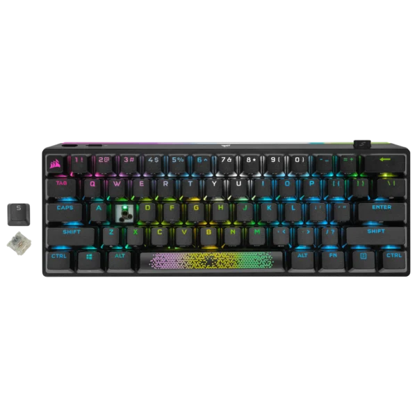 מקלדת גיימינג מיני אלחוטית CORSAIR K70 PRO MINI WIRELESS 60%