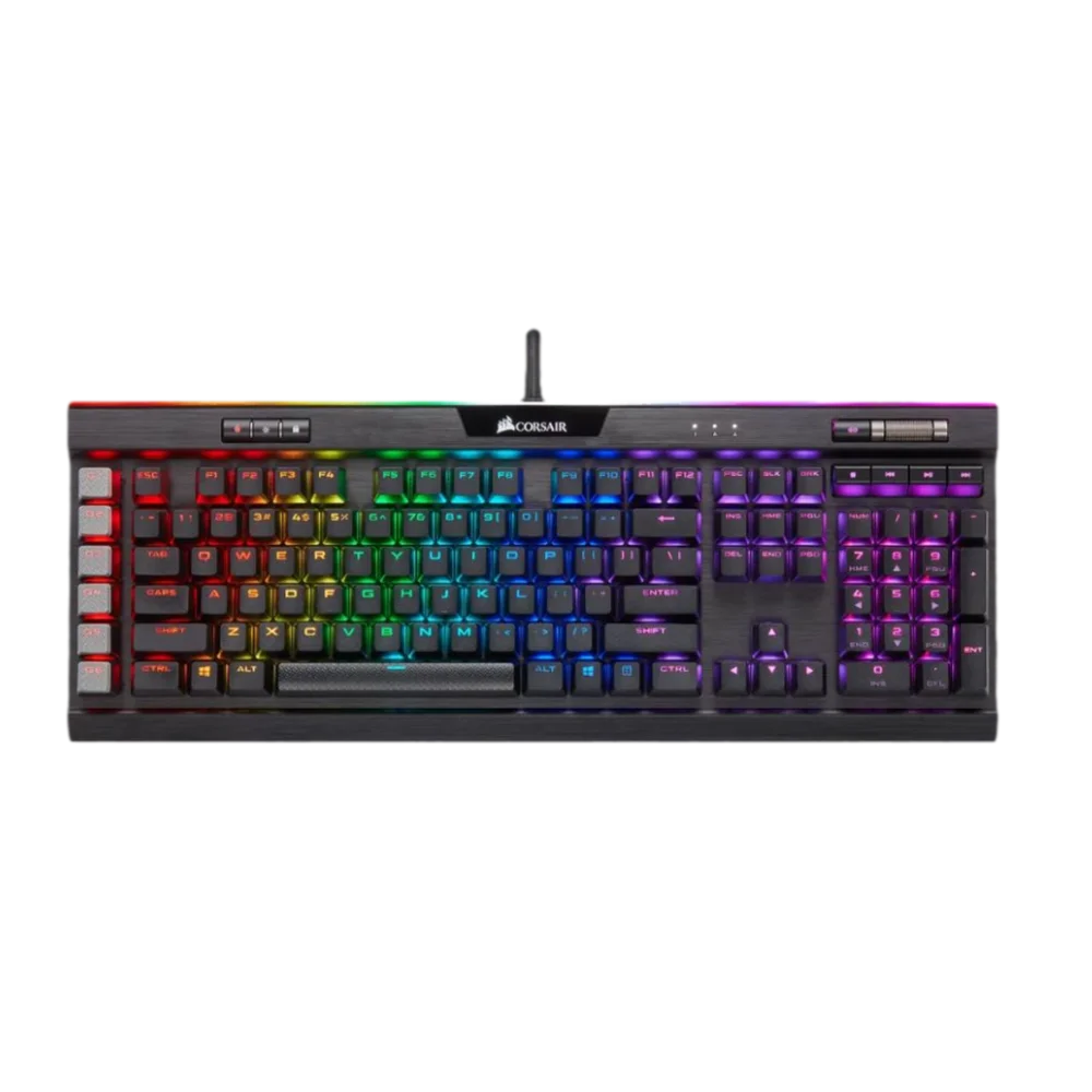 90904-003-33_10 מקלדת גיימינג מכנית CORSAIR K95 PLATINUM XT – CHERRY® MX SPEED Silver – תמונה 1