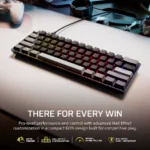 ⁦מקלדת גיימינג חוטית דגם CLIPPER PRO MINI 60 Hall Effect בצבע שחור מבית Corsair⁩ – תמונה ⁦3⁩