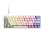 מקלדת גיימינג חוטית דגם CLIPPER PRO MINI 60 Hall Effect בצבע לבן מבית Corsair