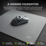 ⁦משטח לעכבר גיימינג MM Anti-fray Cloth XXL בצבע אפור מבית Corsair⁩ – תמונה ⁦3⁩