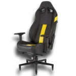 ⁦כיסא גיימינג פרימיום CORSAIR T2 ROAD WARRIOR צבע צהוב⁩ – תמונה ⁦8⁩