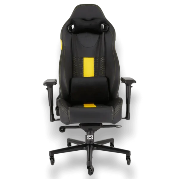 כיסא גיימינג פרימיום CORSAIR T2 ROAD WARRIOR צבע צהוב